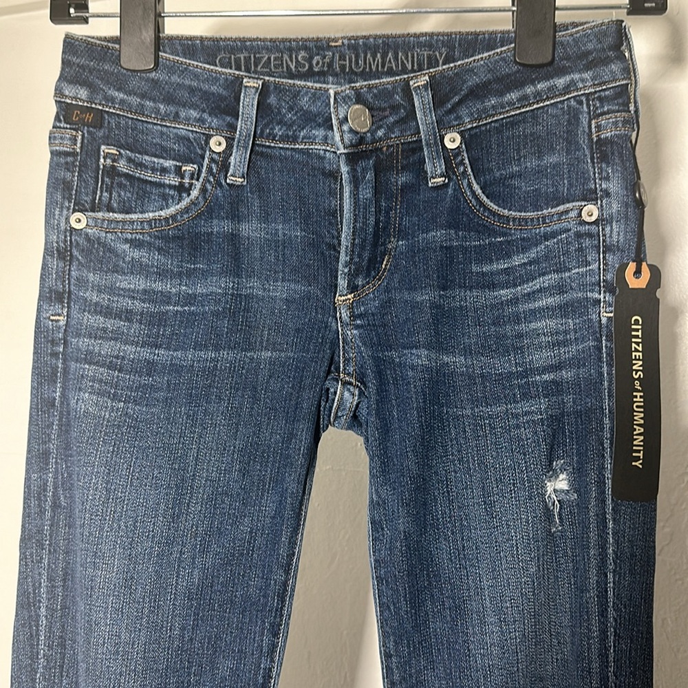 NWT Citizens of Humanity Racer Lowrise Skinny Jeans Size 24